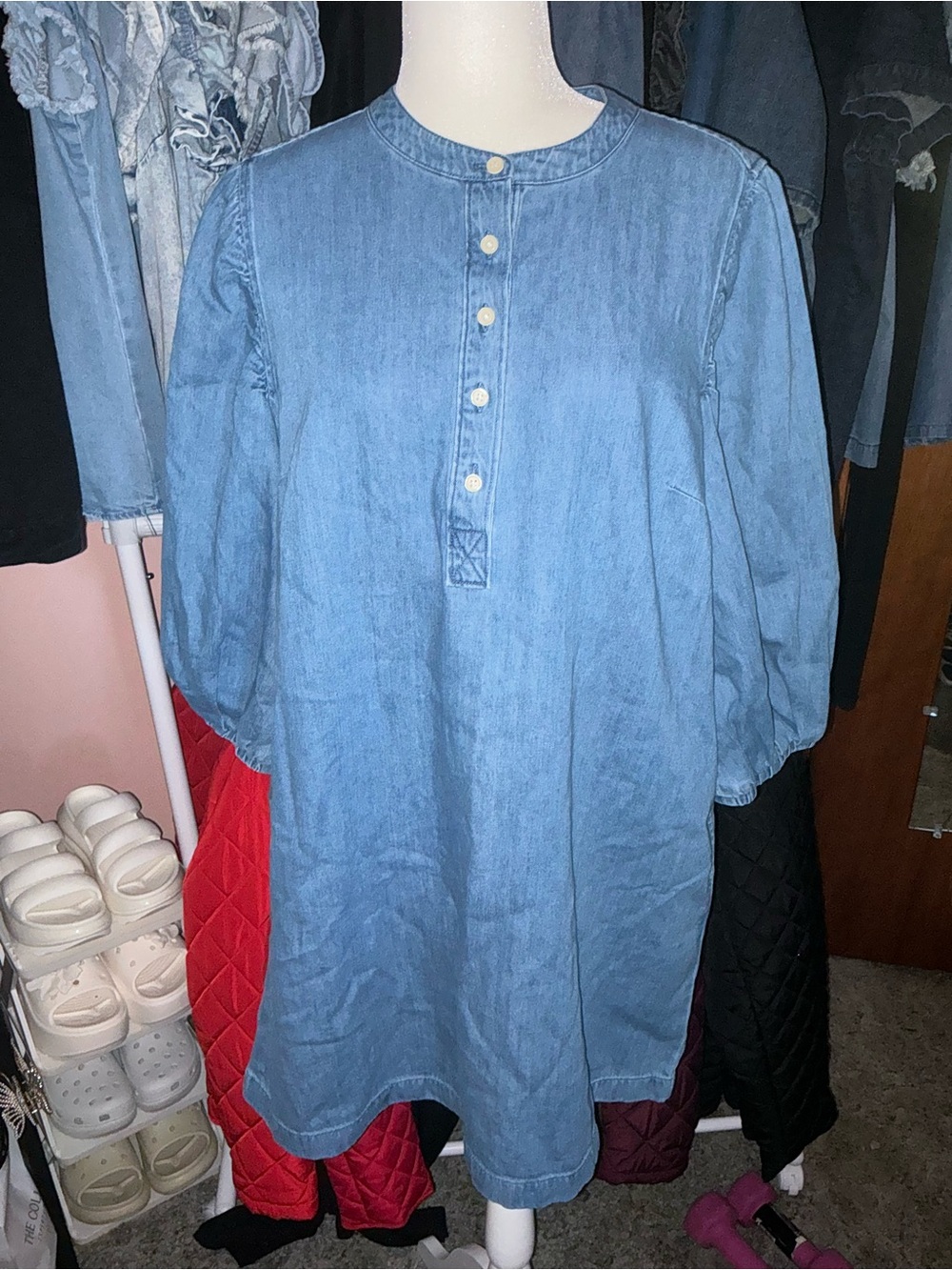 GAP Light Blue Denim Tunic Dress